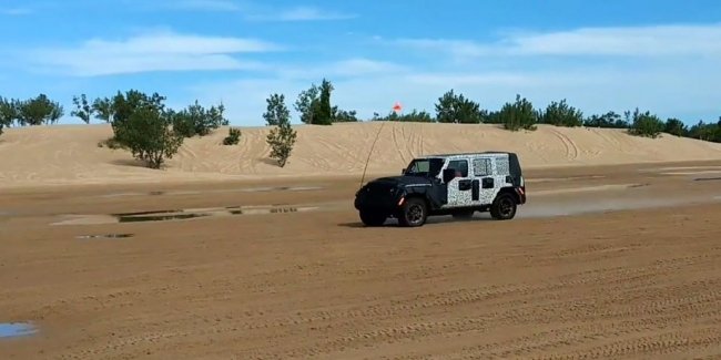 Jeep Wrangler нового поколения испытали на бездорожье