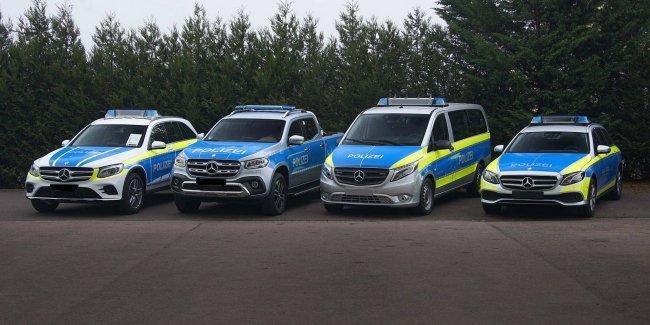 Mercedes подготовил целую линейку автомобилей для полиции