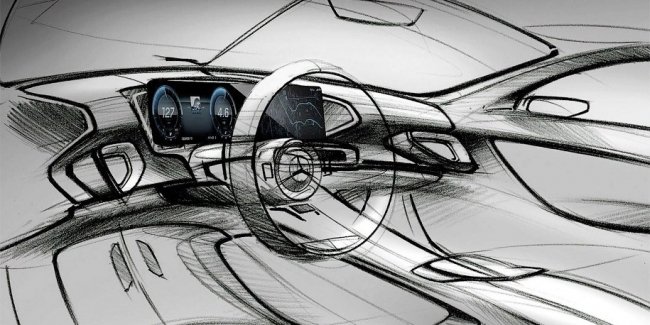 Появились изображения интерьера нового Mercedes-Benz GLE