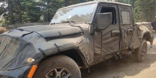 Пикап Jeep Wrangler протестировали в горах Сьерра-Невада