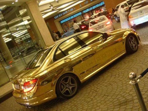 Золотой Mercedes для арабских шейхов