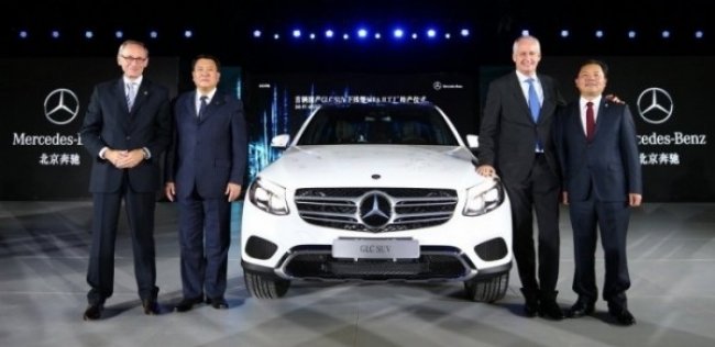 Mercedes-Benz начал производство GLC в Китае