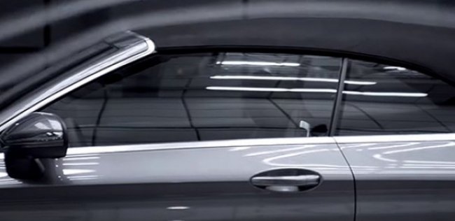 Mercedes показал кабриолет C-Class на видео