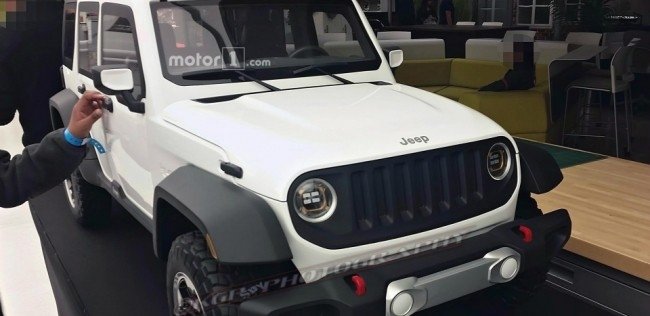 В Сети показали один из вариантов нового Jeep Wrangler