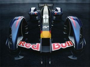 Бригада Red Bull спроектировала спорткар для компьютерной игры