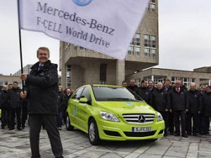 Mercedes-Benz отправил водородные автомобили вокруг света