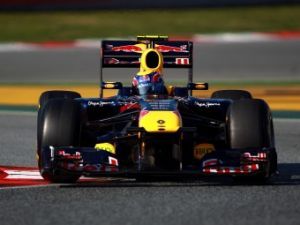 Марк Уэббер стал самым лучшим в первый день испытаний Формулы-1 в Барселоне