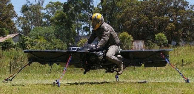 Мотоцикл, который может лететь до 200 км/час. на высоте 3000метров изобрели в Австралии (ФОТО)