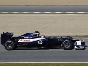 Мальдонадо на секунду опередил Шумахера на тестах Формулы-1