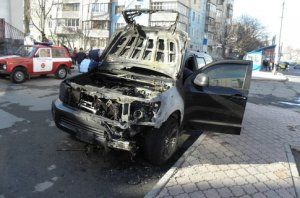 В Киеве от взрыва у 