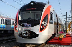В Одессу прибыли суперсовременные поезда Hyundai Rotem