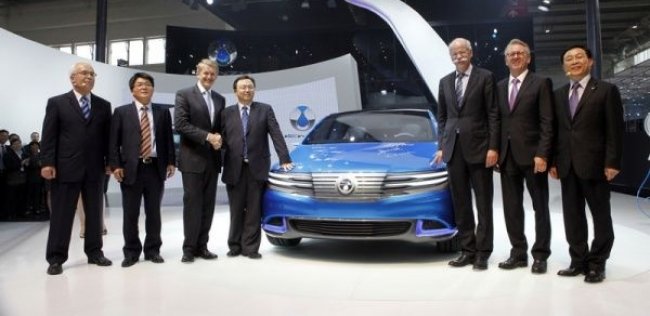 Daimler и BYD представили первую совместную разработку