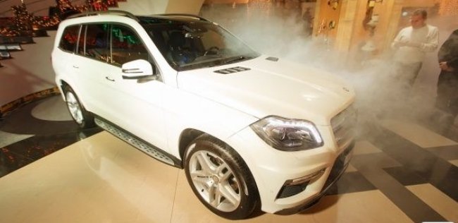 В Крыму состоялась новогодняя презентация автомобилей Mercedes-Benz A и GL-классов