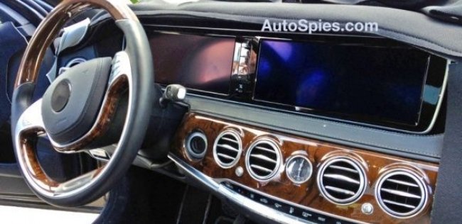 Фотошпионы рассекретили интерьер нового Mercedes-Benz S-Class
