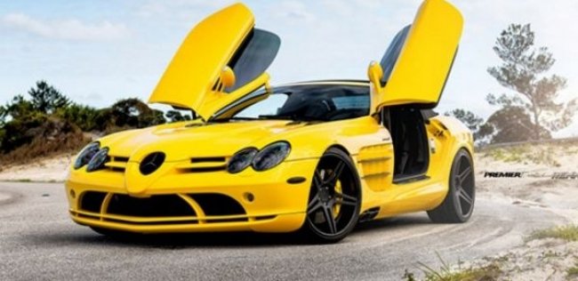 Американцы превратили Mercedes SLR в желток
