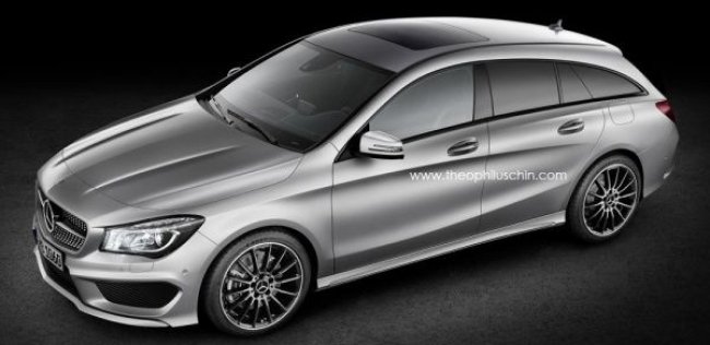 Универсал Mercedes-Benz CLA появится в 2015 году
