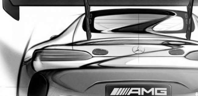 Mercedes показал первый тизер преемника SLS AMG GT3
