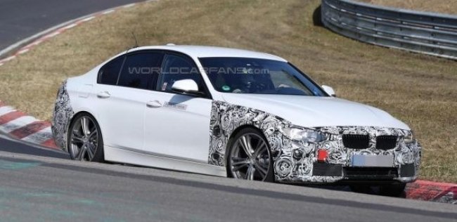 Гибридный BMW 3-Series замечен на тестах