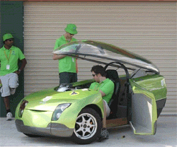 В Австралии сделан трехколесный электромобиль TREV
