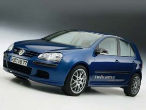 Volkswagen представил прототип Golf «TwinDrive»
