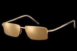Золотые солнечные очки от Porsche