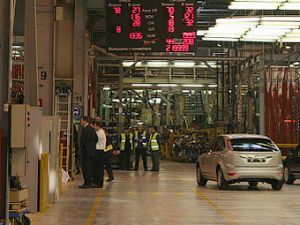 Российский Ford остановит производство на две недели