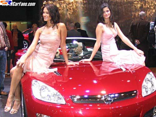Женева 2006 Авто-шоу. Женщины и автомобили. ФОТО. Часть 1