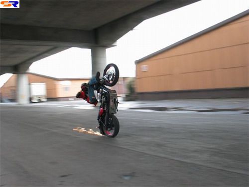 Трюки на мотоциклах. ФОТО
