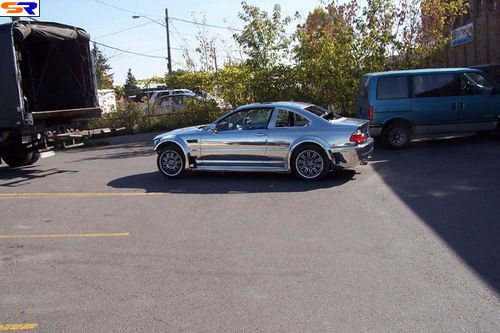 Хромированная BMW M3. ФОТО