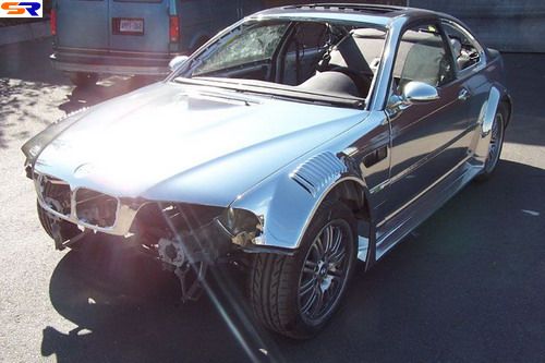 Обработанная хромом BMW M3. ФОТО
