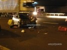 Ужасное ДТП в Киеве: пьяный водитель (?) Hyundai Elantra сбил беременную женщину, оторвав ей ногу и протаранил Dodge Caliber - фото 2