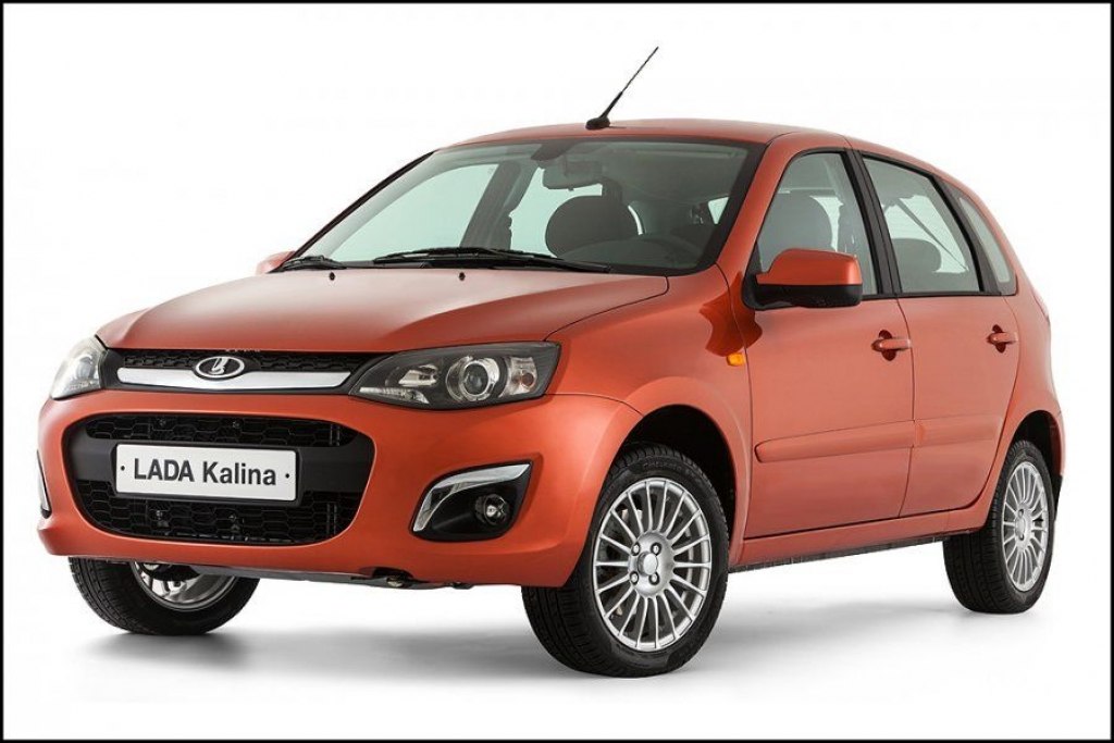 Lada kalina оранжевая