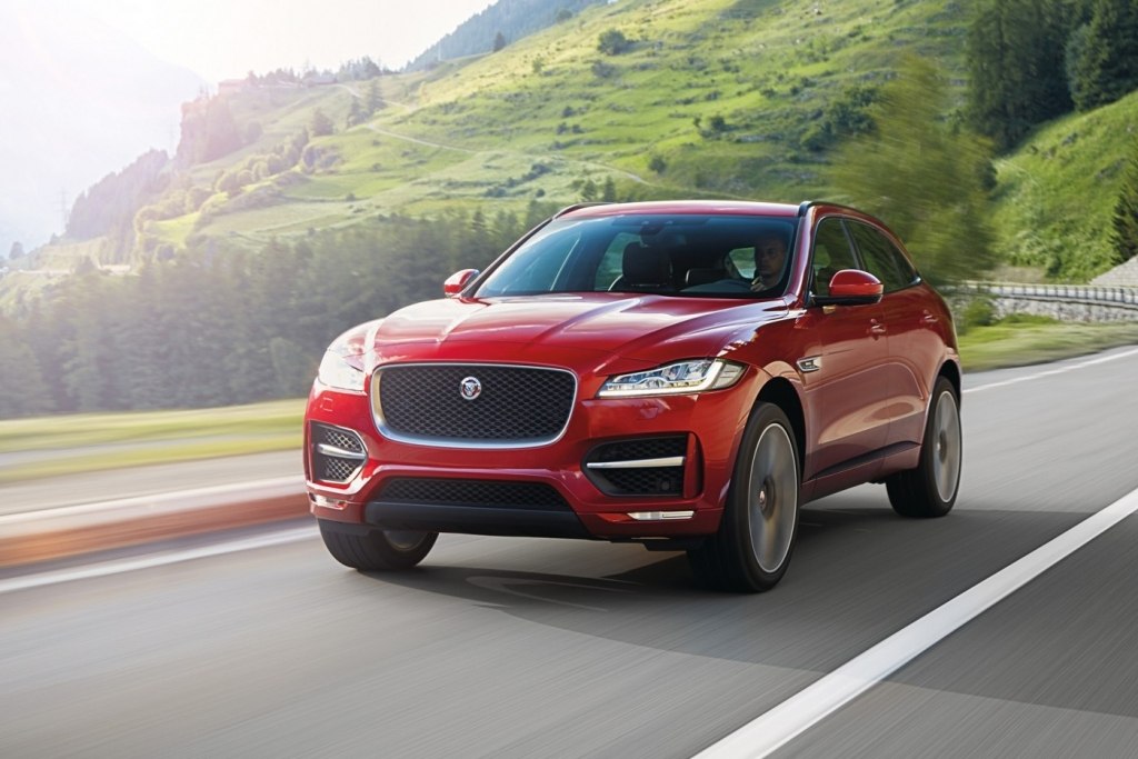 Jaguar f pace размеры