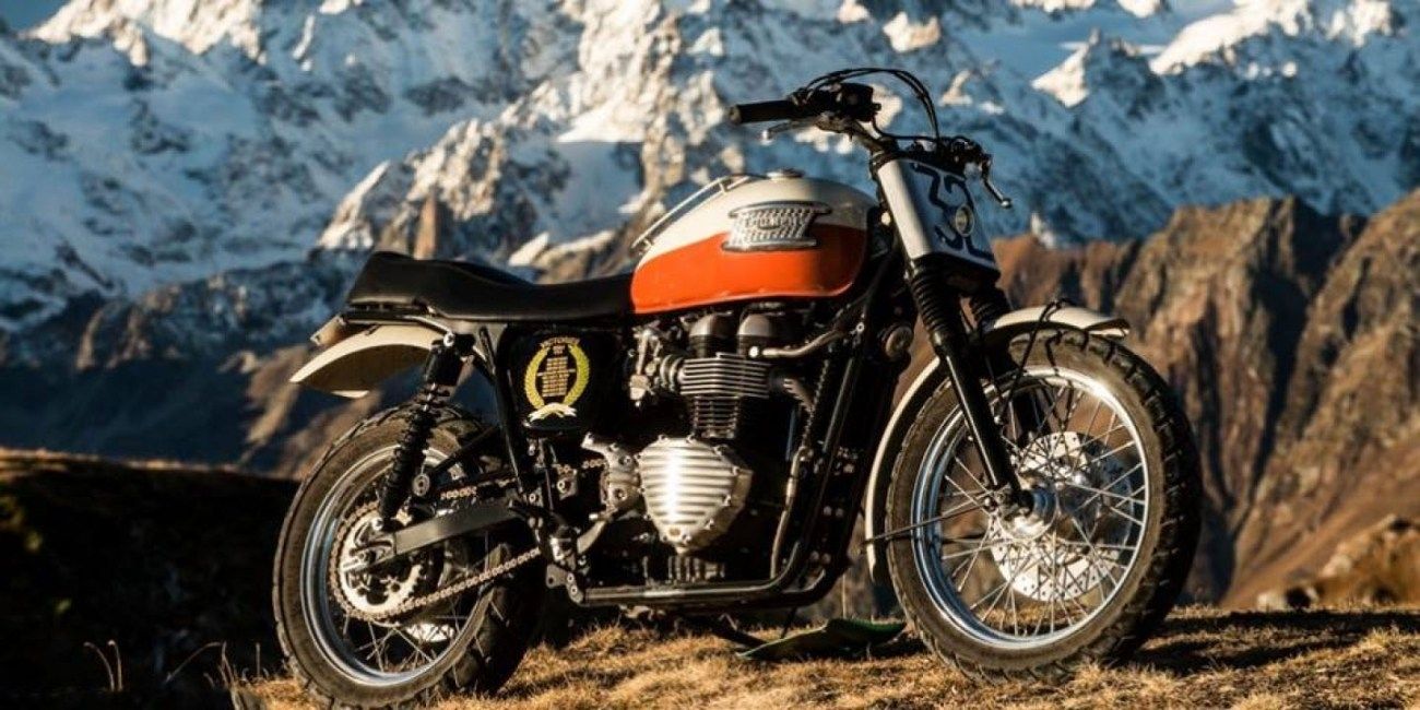 Triumph Bonneville Брэд Питт