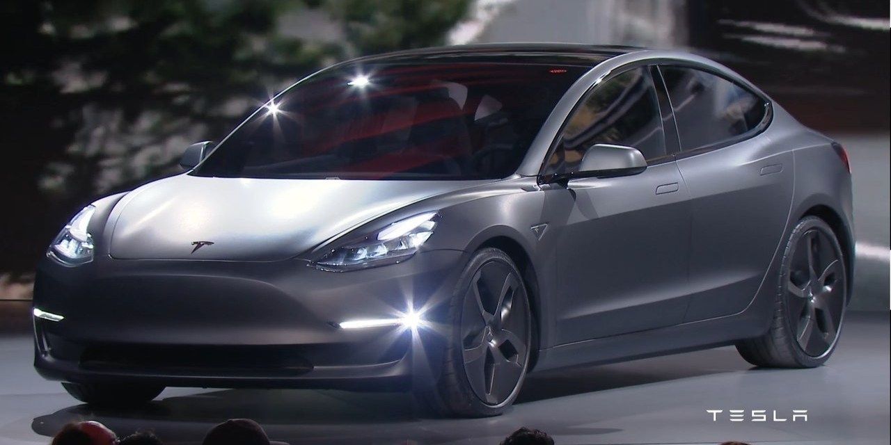 Машинка tesla model 3