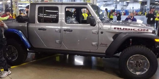 Jeep приступил к серийному производству пикапа Gladiator