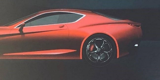 Появилось фото гибридного суперкупе Alfa Romeo GTV