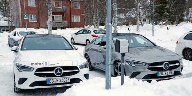Новый Mercedes-Benz CLA замечен в Швеции