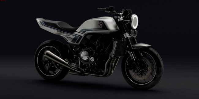 Между прошлым и будущим: Honda представила новый концепт - мотоцикл CB-F