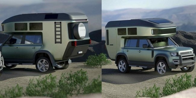 Land Rover Defender превратили в дом на колесах