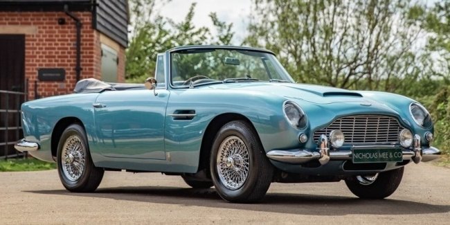 На продаж виставили кабріолет Aston Martin засновника марки