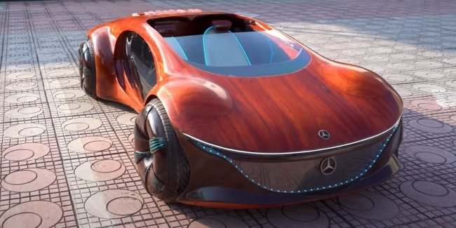 Показано Mercedes-Benz Vision AVTR зроблений з дерева