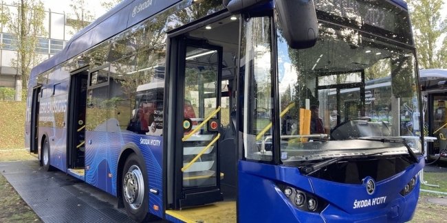 Skoda Group представляє свій новий автобус на водневих паливних елементах