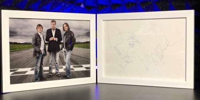 Унікальні автографи Кларксона і Top Gear продадуть для допомоги ЗСУ