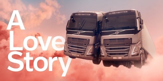 Компанія Volvo Trucks представила нову рекламу із закоханими вантажівками