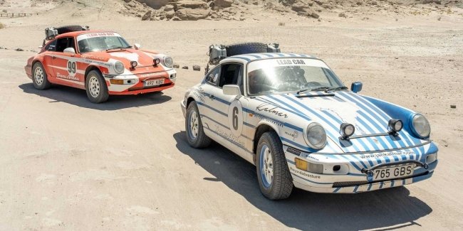 Позашляхові Porsche 911 проїхали 11000 км пустелею