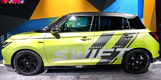  Suzuki Swift    Cool Yellow Rev