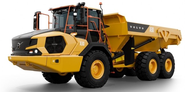 Volvo CE представляє перші у світі електричні зчленовані тягачі