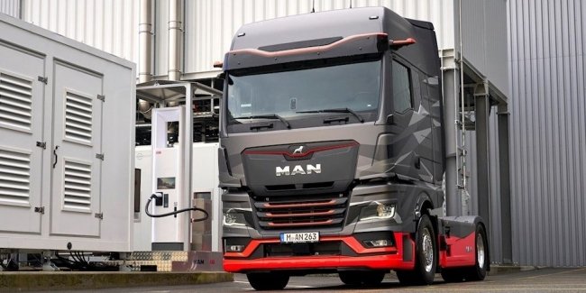 ABB і MAN Truck успішно протестували мегаватну зарядку