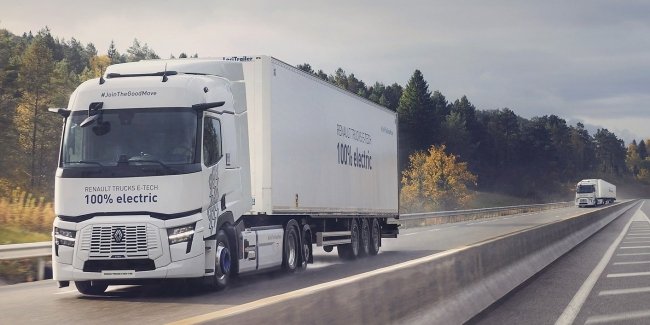 ������ Renault Trucks E-Tech �������� ����� ���� 600 ��